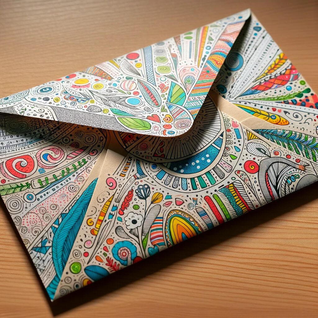 sobre de papel personalizado