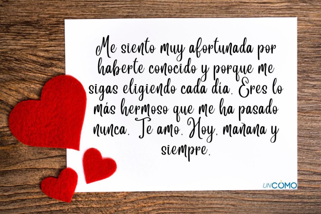ideas para cartas de amor